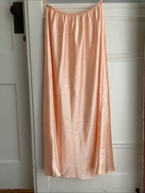 Vintage Jessica Satin Slip skirt-S/M